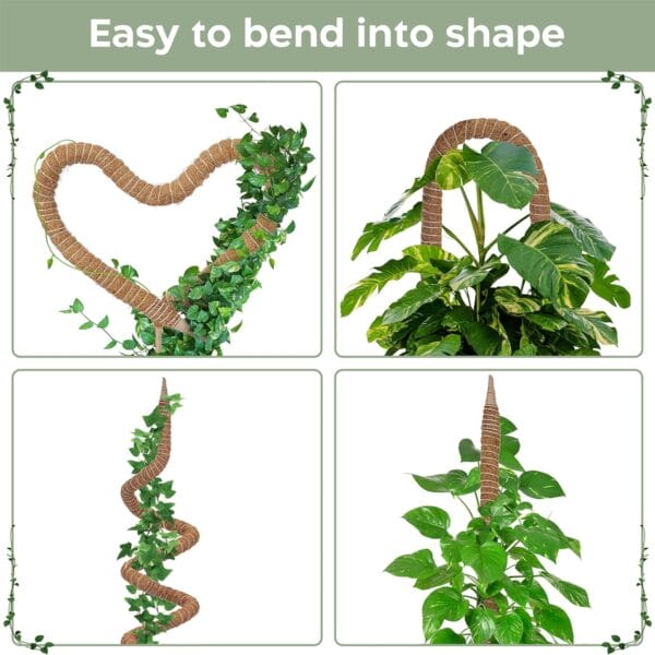 BrandName 2 Pack Moss Pole - 46'' Bendable Monstera Plant Support - Image 5