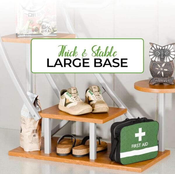 Brand Metal Plant Stand, Heart Shape Ladder Plant Stand for Indoor Plants Multiple, Black Plant Shelf Rack for Home Patio Lawn Garden (1 Pack) - Image 3
