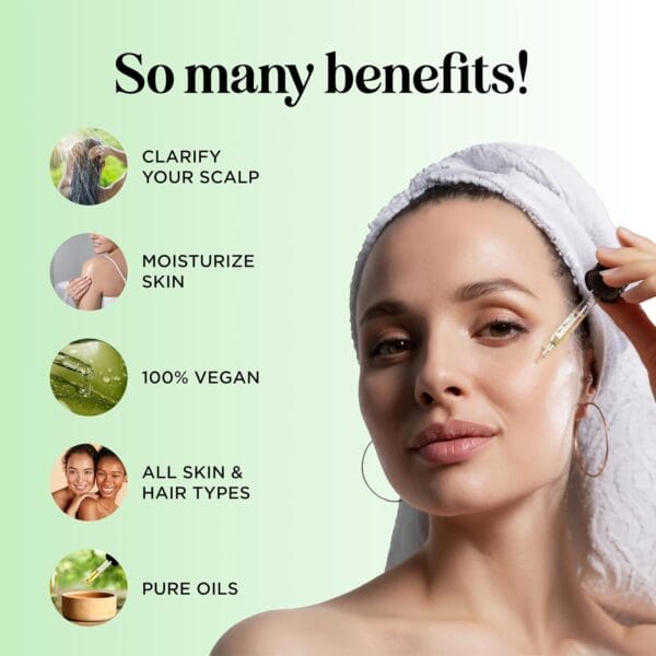 Maple Holistics Pure Rosemary Essential Oil with Dropper - Undiluted Rosemary Oil for Hair Skin and Nails 4oz - Image 4