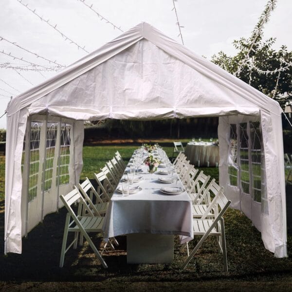 YITAHOME 10x20ft Party Tent Heavy Duty Outdoor Wedding Tent - Image 3