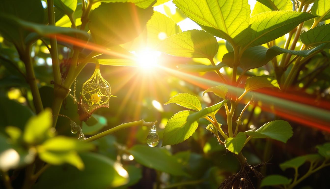 How plants create their own food (photosynthesis)