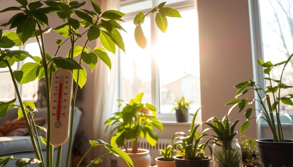 Indoor plant temperature