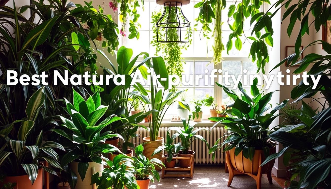 Natural air purifying plants to improve home health