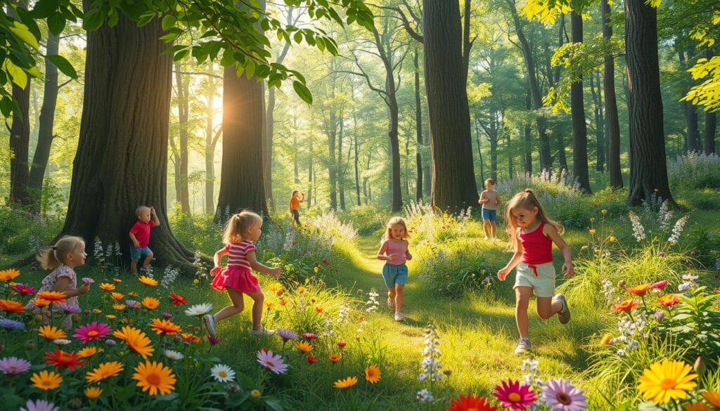 children nature benefits