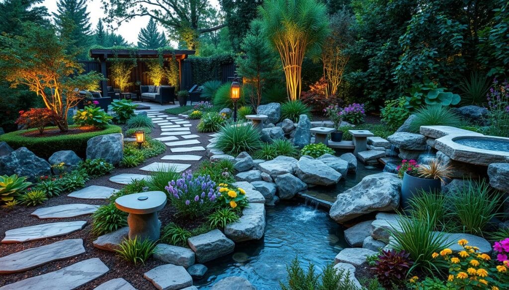 outdoor Feng Shui garden design