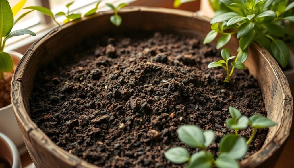 potting soil