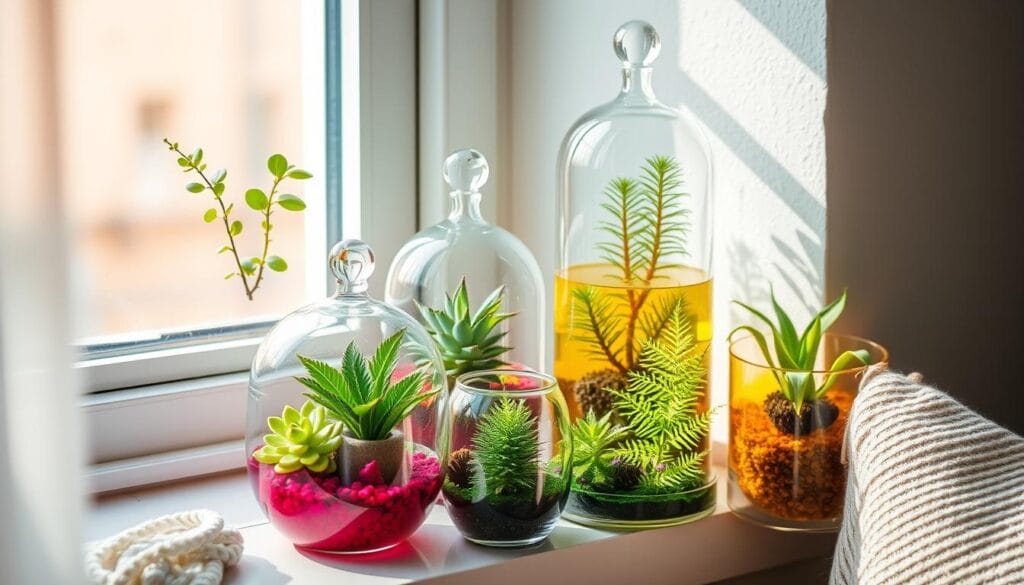 terrariums in small areas