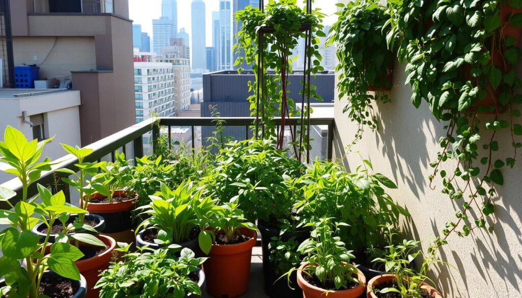 urban gardening limited space plants